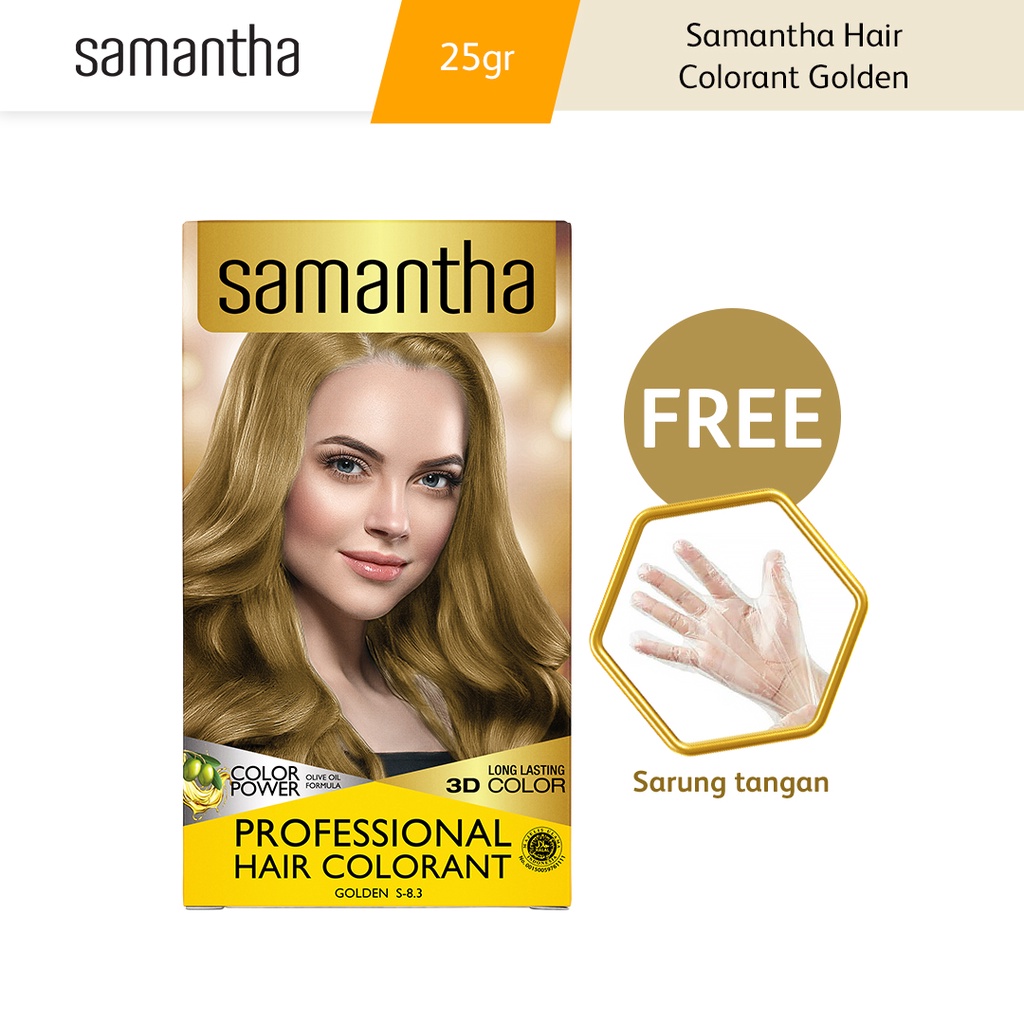 Samantha Hair Colorant Golden Box 25gr