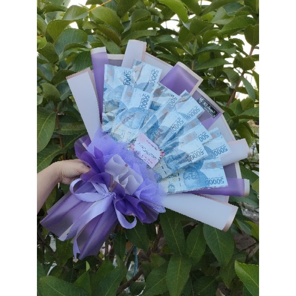 buket uang 50rb an 10 pcs