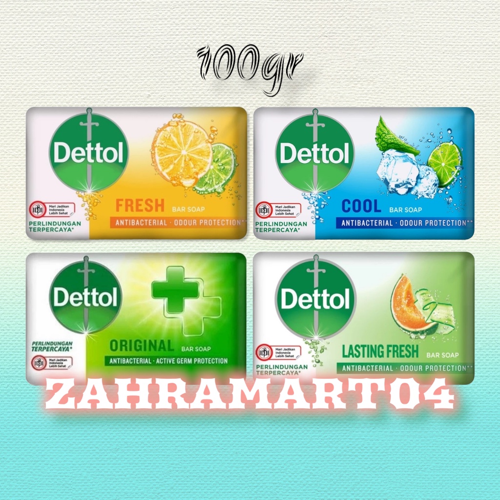 DETTOL Sabun Mandi Batang / Bar Soap 100gr