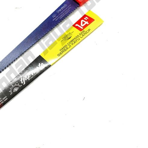 TJAP MATA Gergaji Kayu Lancip 14 Inch - Gergaji Kompas Serbaguna