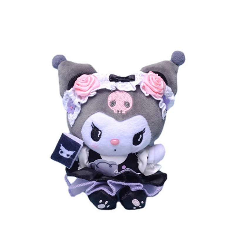 Kartun Lucu Seri Pesta Teh Kuromi Lucu Mainan Mewah Boneka Liontin Tas Liontin