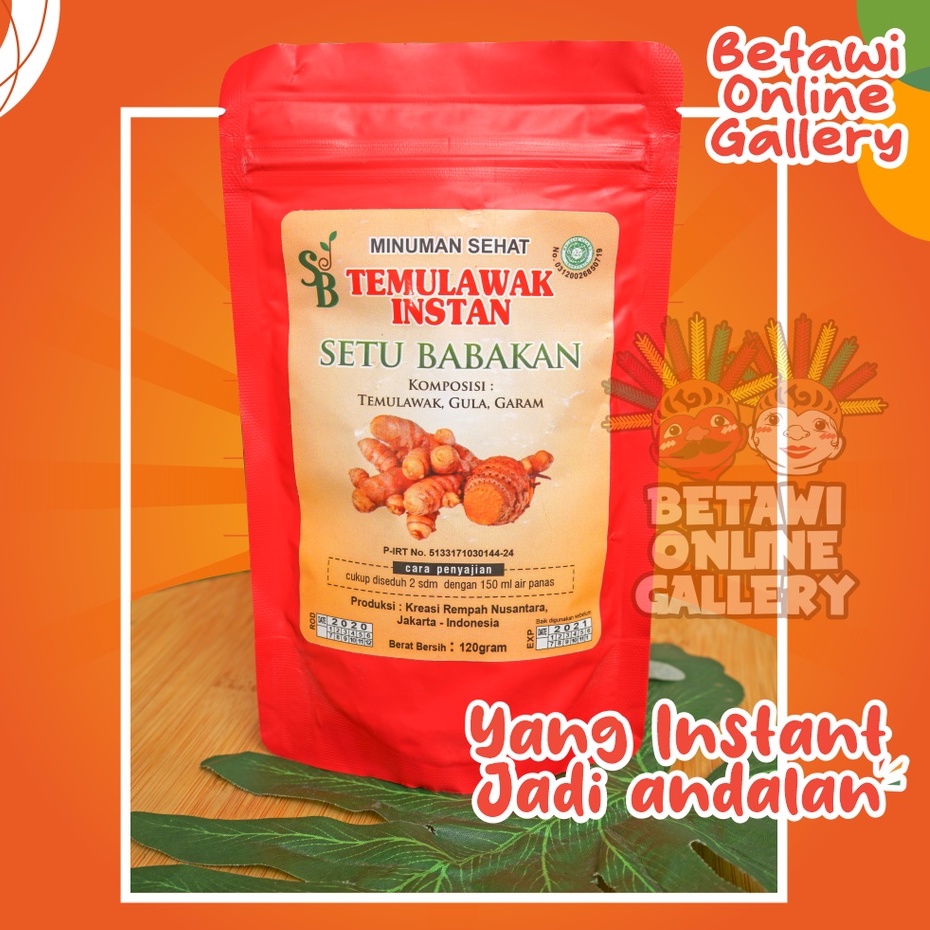 Temulawak Instant Serbuk / Minuman Temulawak