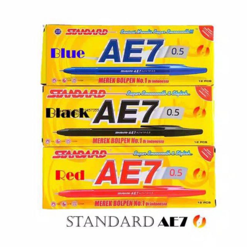 

Pulpen Standart AE7 Per pcs / BALLPOINT STANDART