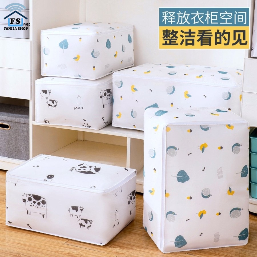 Storage Bag Selimut praktis untuk  Penyimpanan Pakaian Bed Cover Anti Debu