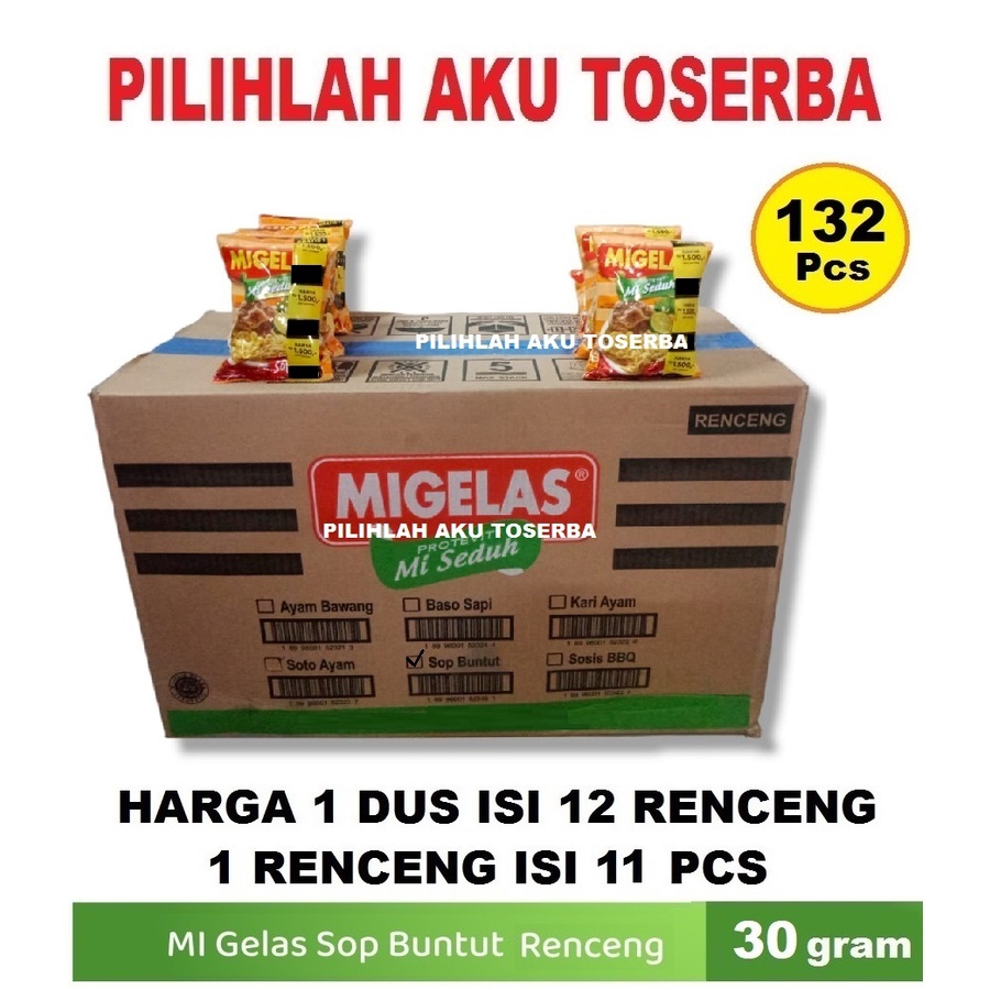 Jual Mie Gelas Migelas Rasa Sop Buntut 30 Gr Harga 1 Dus Isi 12 Renceng Shopee Indonesia 0456