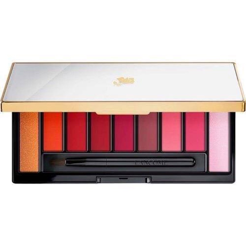 LANCOME L'Absolue Rouge Lip Palette - 7 Lipstick Lip Color & 2 Lip Coat Original 100%