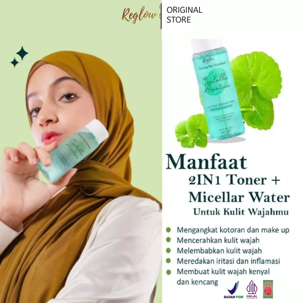 Reglow Glow Skin Treatment Skincare Original Glowing Whitening BPOM  Perawatan Kulit Isi 3 Item