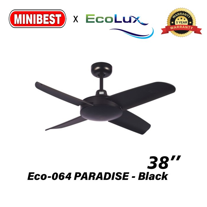 MB Ceilling fan/Kipas Angin Plafon Gantung Ecolux Eco-064 PARADISE