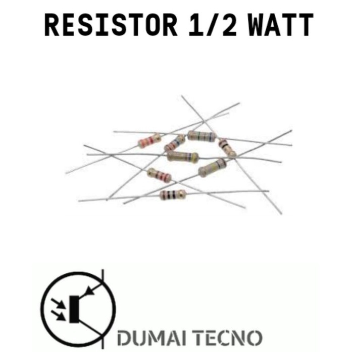 resistor 1/2watt 0,5watt 330k ohm 330000 ohm