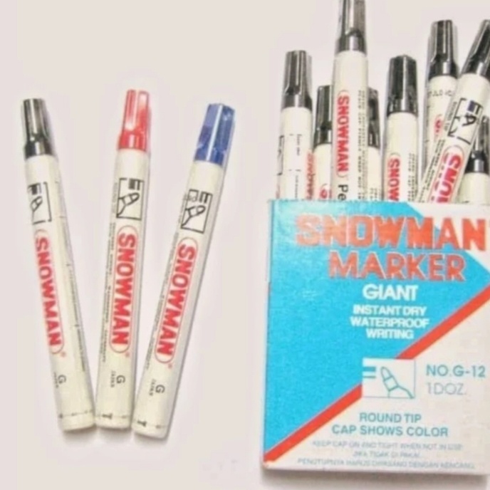 

Spidol Snowman Permanent G-12(1pcs)