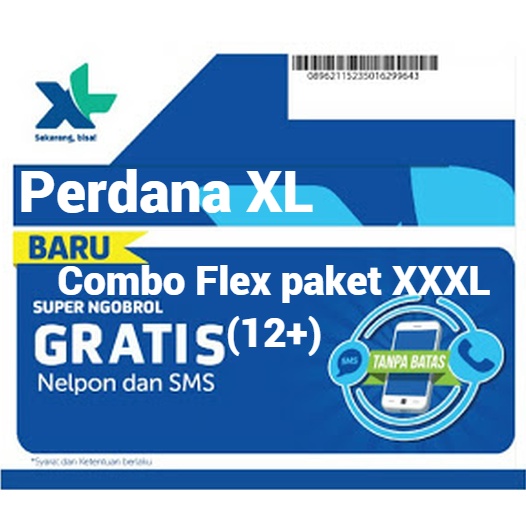Perdana XL Combo Flex paket XXXL (12+)