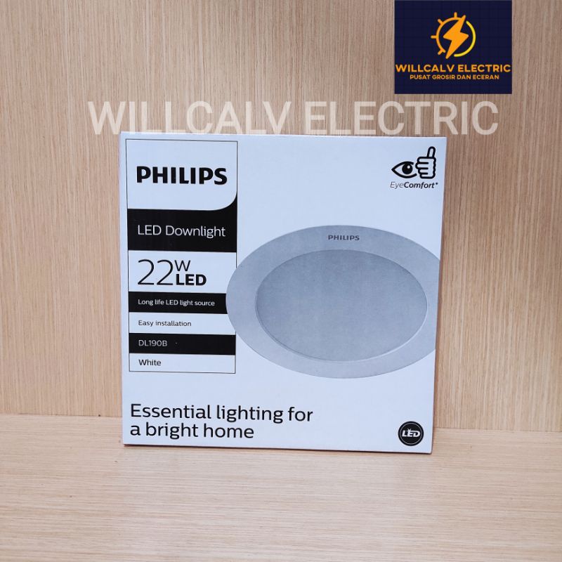 PHILIPS ERIDANI 22W 22 WATT DL190B / LAMPU DOWNLIGHT LED PHILIPS ERIDANI DL190B 22W 22 WATT