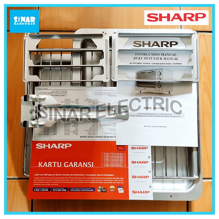 raiddshop - SHARP Oven Toaster Listrik 18 Liter EO 18L Oven Kue SHARP 18L