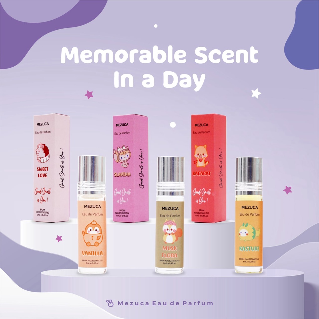 MEZUCA Parfum Spray 6ml dan 6ml BPOM Inspired Perfume