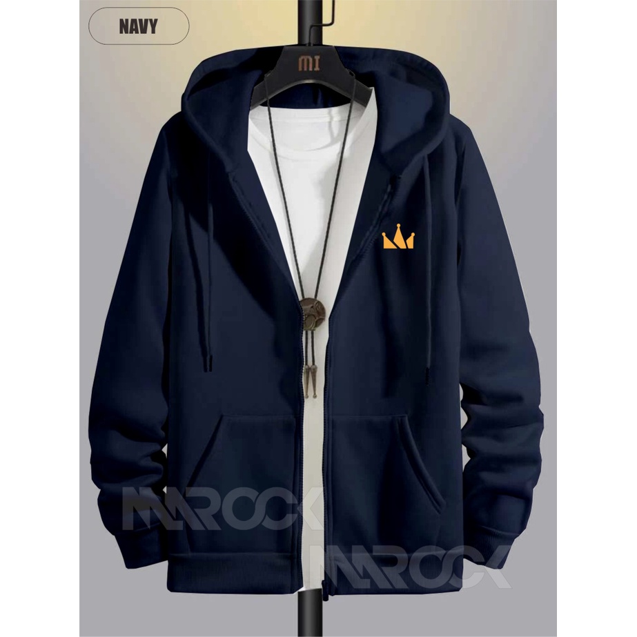 Sweater Hoodie Zipper - Jaket Distro Pria LOGO Screamous