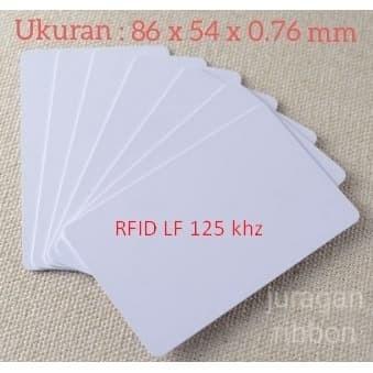 Kartu Id Card Rfid Lf 125 Khz Blank Inkjet Id Card