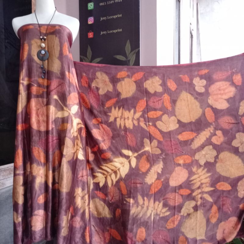 Kain Ecoprint Sutra Singapore Edisi 2