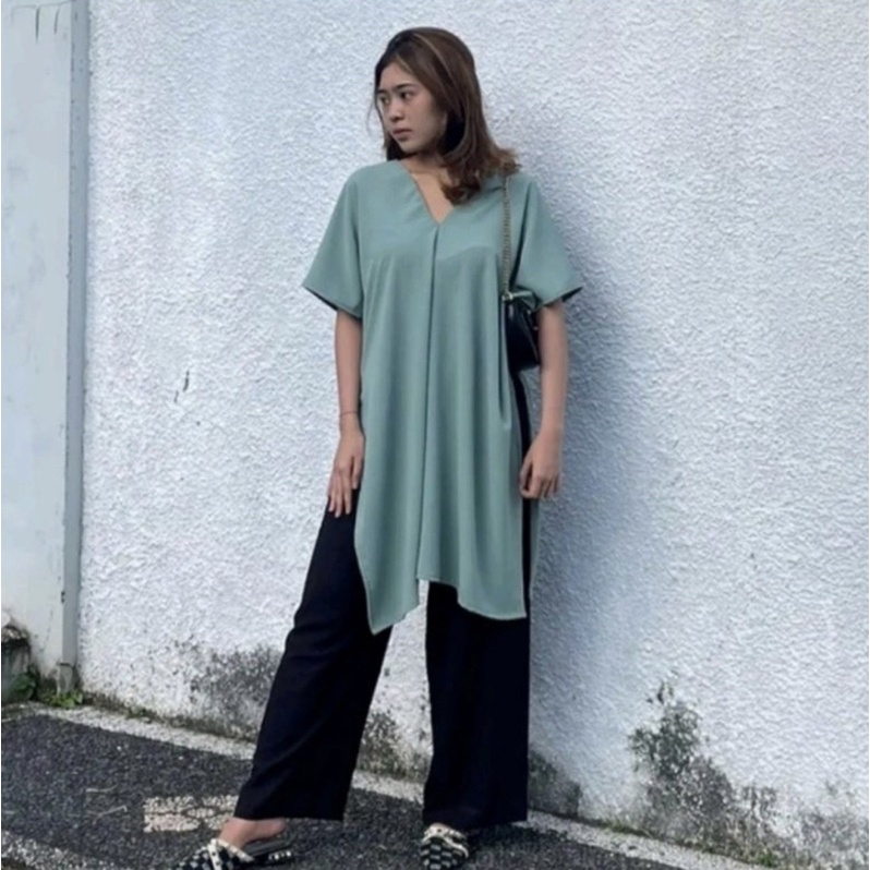 Long Square Top Kaftan Jumbo Anti Lecek Airflow