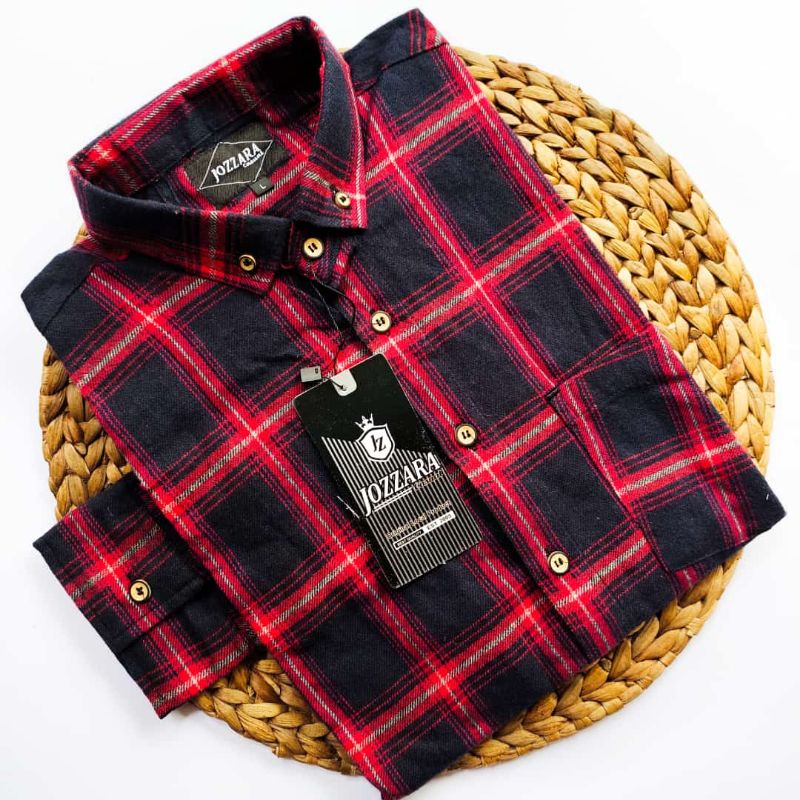 Kemeja Flanel Pria Dan Wanita Premium Lengan Panjang Original