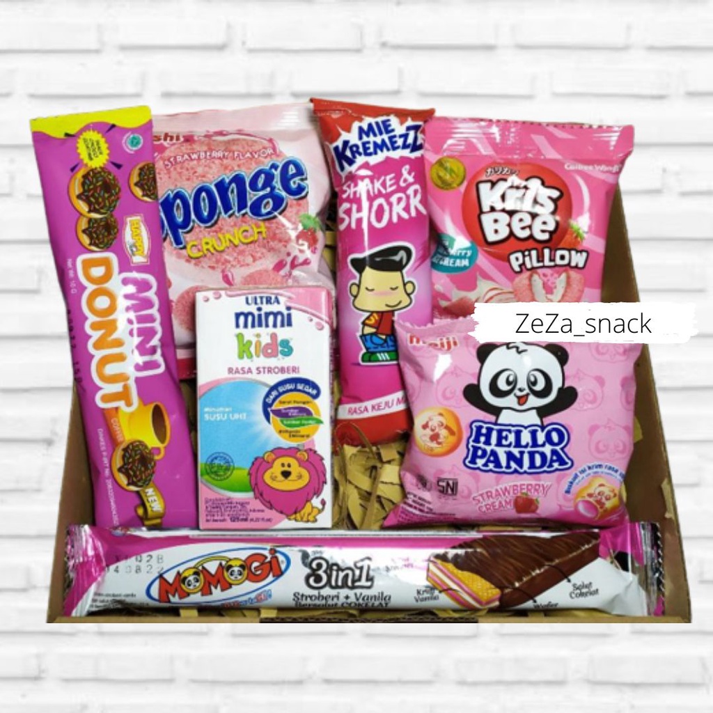 

Hampers Snack/Snack Box/Paket Snack Ulang Tahun Murah Warna