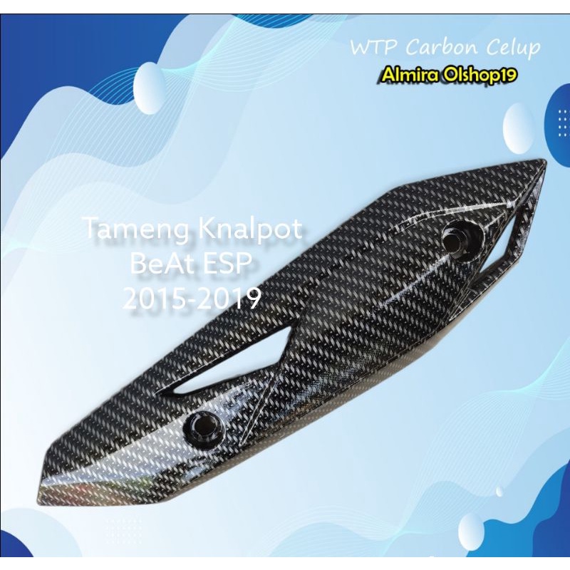 Tameng Knalpot Carbon Celup Motor BeAt ESP 2015-2019