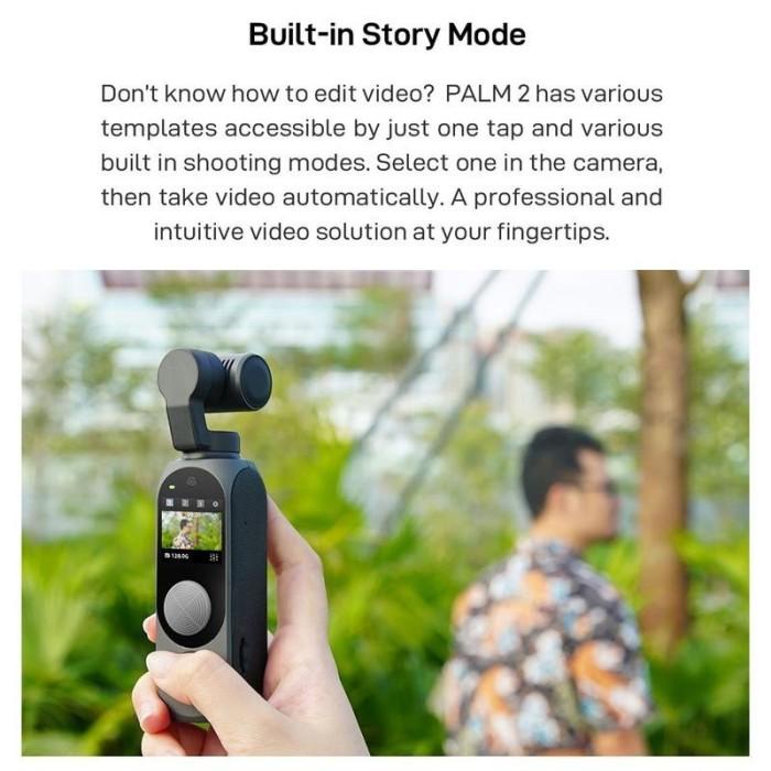 XIAOMI FIMI PALM 2 Kamera 4K HD Gimbal Pocket Stabilizer _ standard