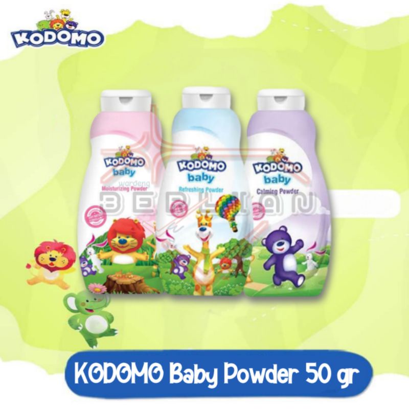 Kodomo Kids Baby Powder 50 gr/Bedak Bayi Kodomo 50 gr