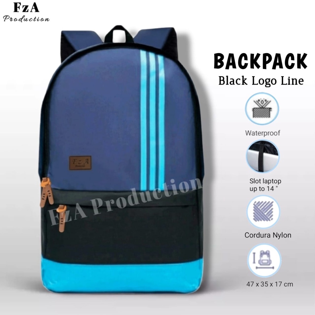 Big Promo..Tas Ransel Distro sekolah kuliah Kerja Pria Wanita Tas Ransel Laptop Original - FzA - BLL