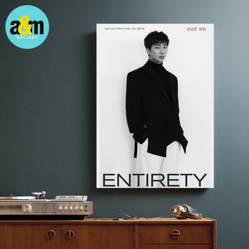 Poster Kayu RM RAP MONSTER BTS ENTIRETY VERSION I Hiasan Dinding Dekorasi Kamar I Poster Kayu K-POP Dekorasi Kamar - A&amp;M