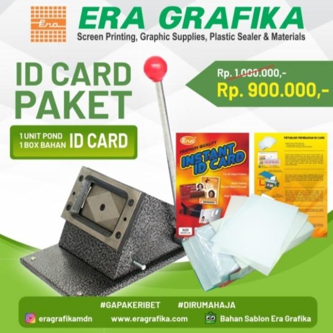 

Paket Alat Pond/ Alat Plong ID Card+ Bahan ID Card