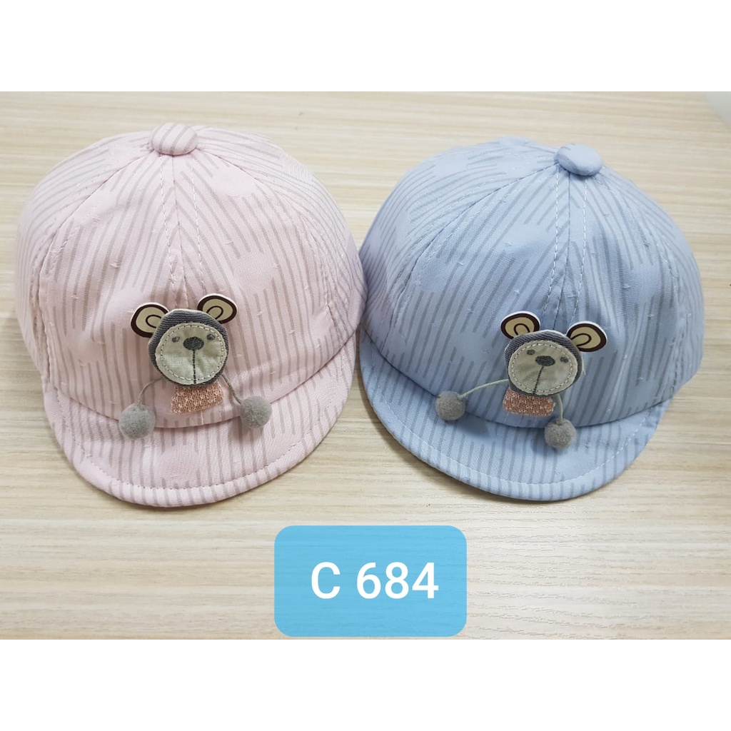 Topi Pet Baby 684 - Topi Anak (TP-P684) (MOTIF RANDOM)
