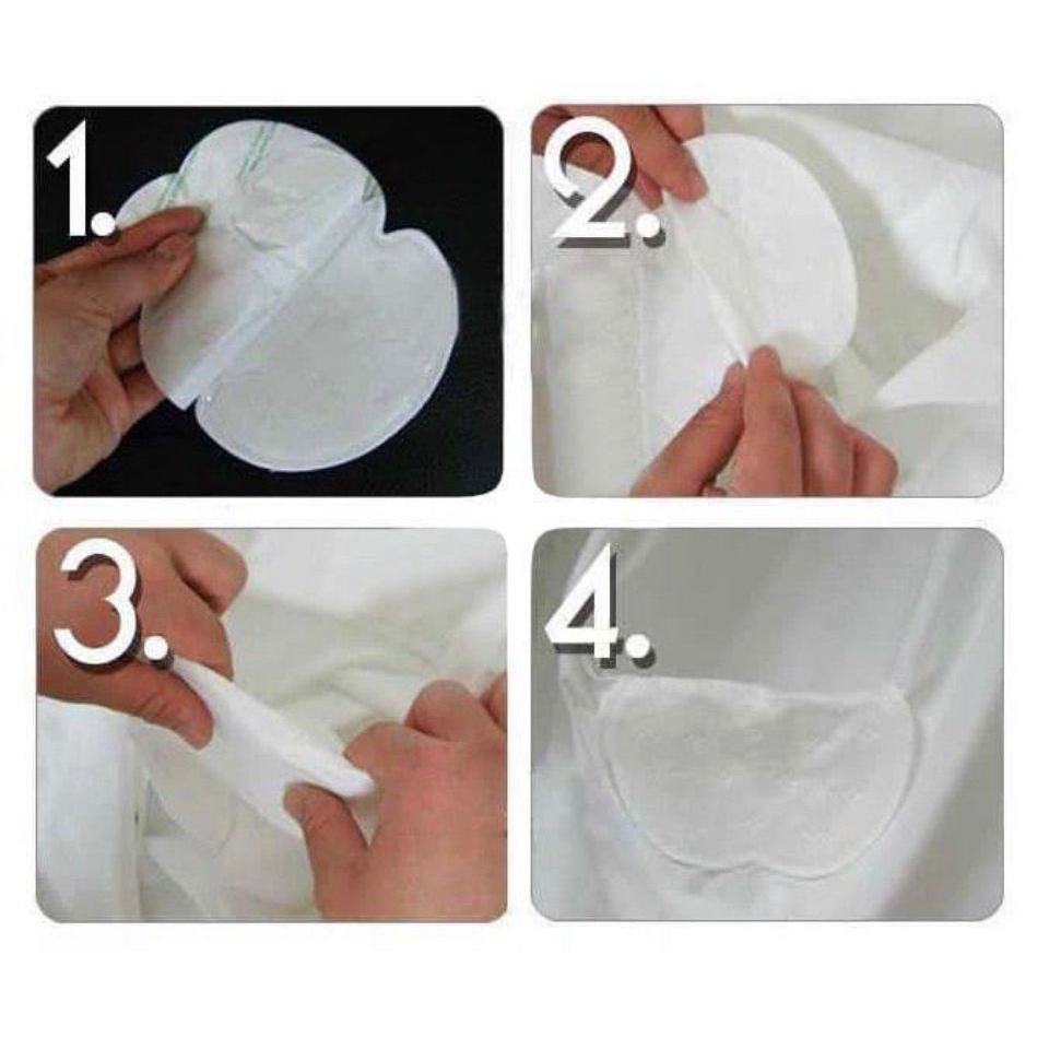 JM Bantalan Penyerap Keringat Ketiak Pad ketek Anti Basah keringant Sekali Pakai / Armpit Pad | Pembalut Ketiak | Deodorant Anti Bau | Anti Ketiak Basah | Underarm Pad anti burket Armpit Sweat Pads / Penyerap Keringat Ketiak Underarm Pad satuan