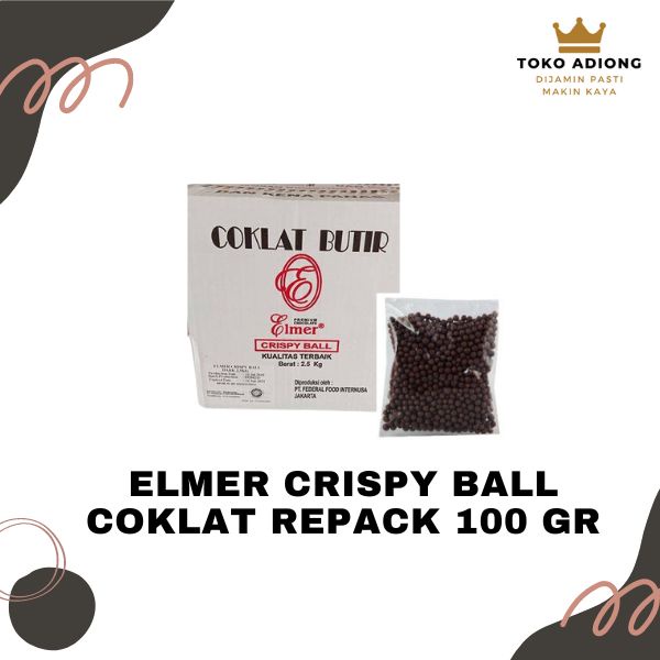 

ELMER CRISPY BALL COKLAT REPACK 1 ONS