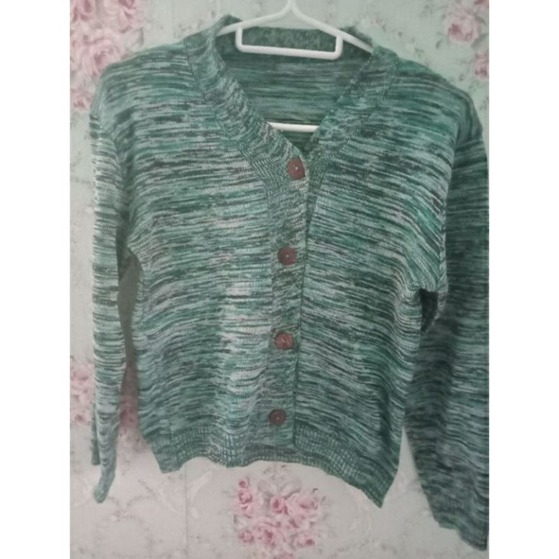 SWEATER CARDIGAN KANCING BATOK