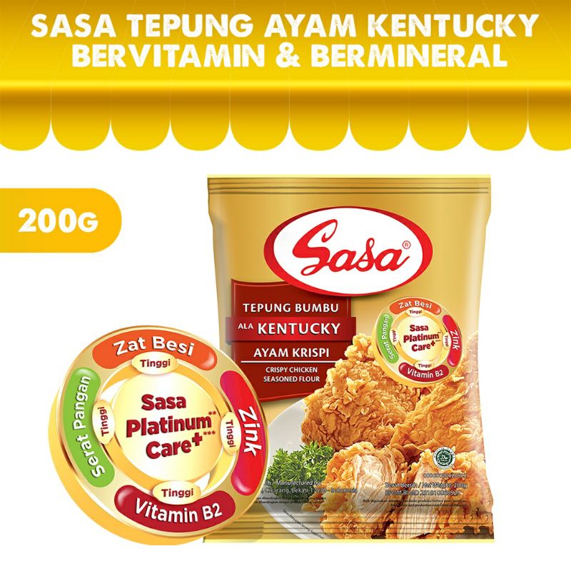 

sasa tepung bumbu ayam krispi kentucky 200gr