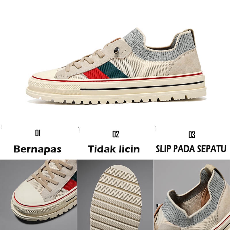 Kitleler Sepatu Sneakers Pria Kasual Casual Kerja Kuliah Trendy Sepatu Pria