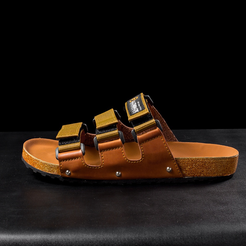 RIDE TAN |ManNeedMe x FLAZHBACK| Sandal Pria Casual Sandal Slop Puyuh ORIGINAL