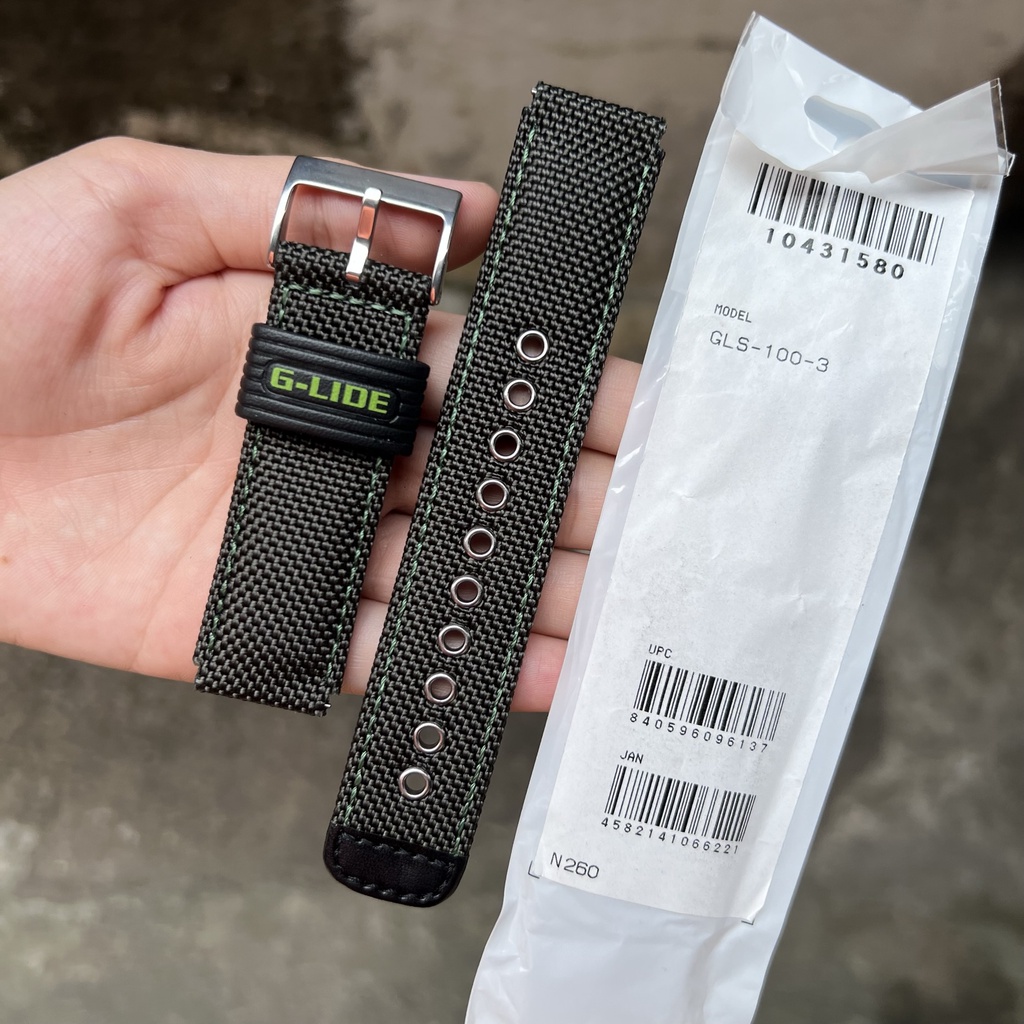 Tali jam tangan casio g-shock GLS-100 3 orignal strap band GLS 100