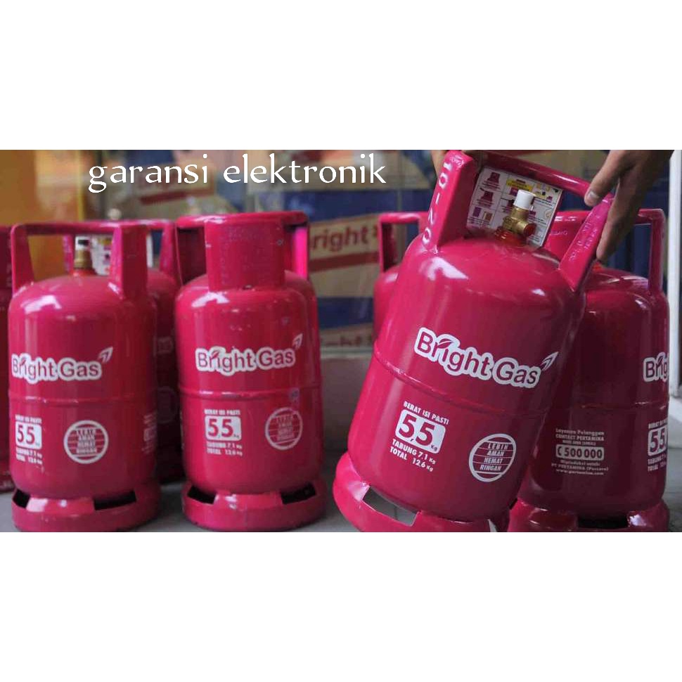 TABUNG GAS BRIGHT GAS 5,5KG + isi  NEW!!