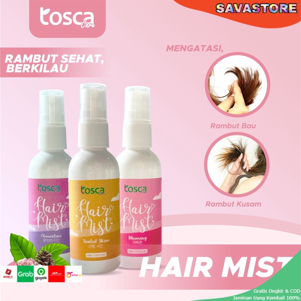 HAIR MIST PARFUME 60 ML - SPRAY PENGHARUM NUTRISI PELEMBUT RAMBUT