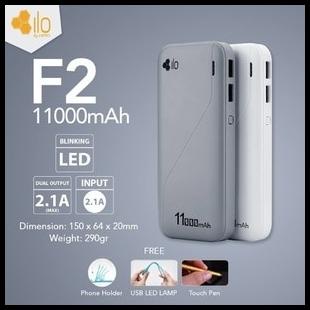 Hippo Powerbank Ilo F2 11000 Mah - Power Bank Original Garansi Resmi