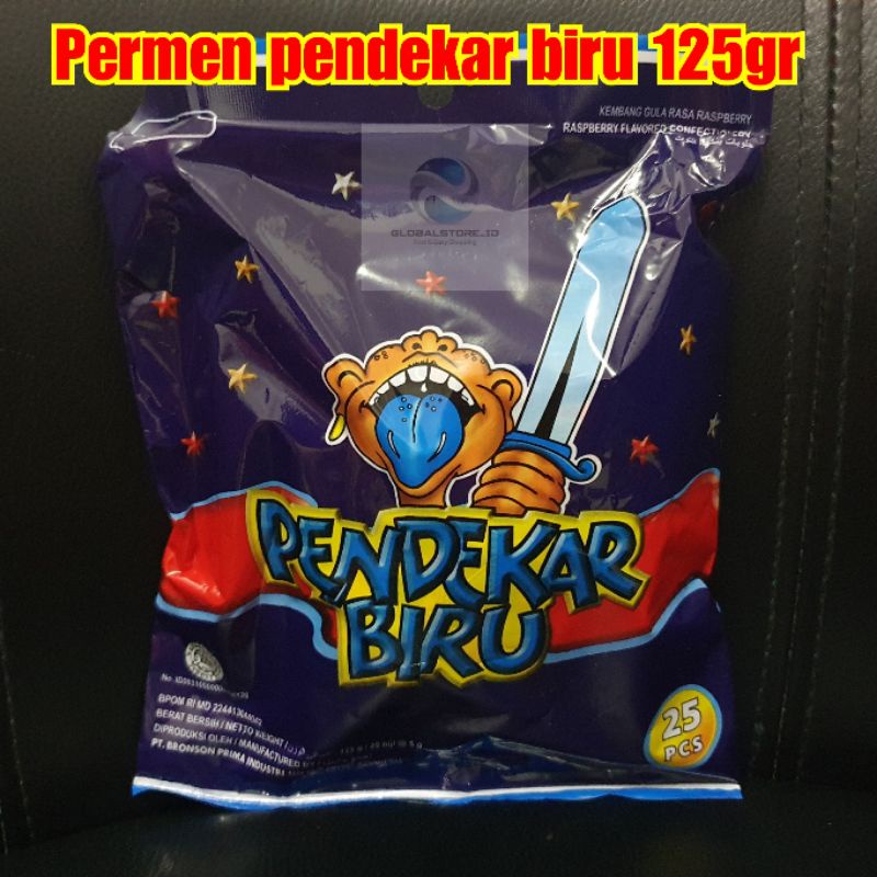 

Permen pendekar biru lolipop jadul 125gr