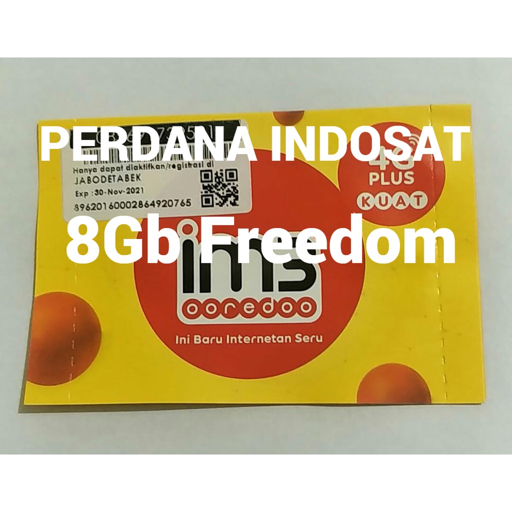 PERDANA INDOSAT  8GB