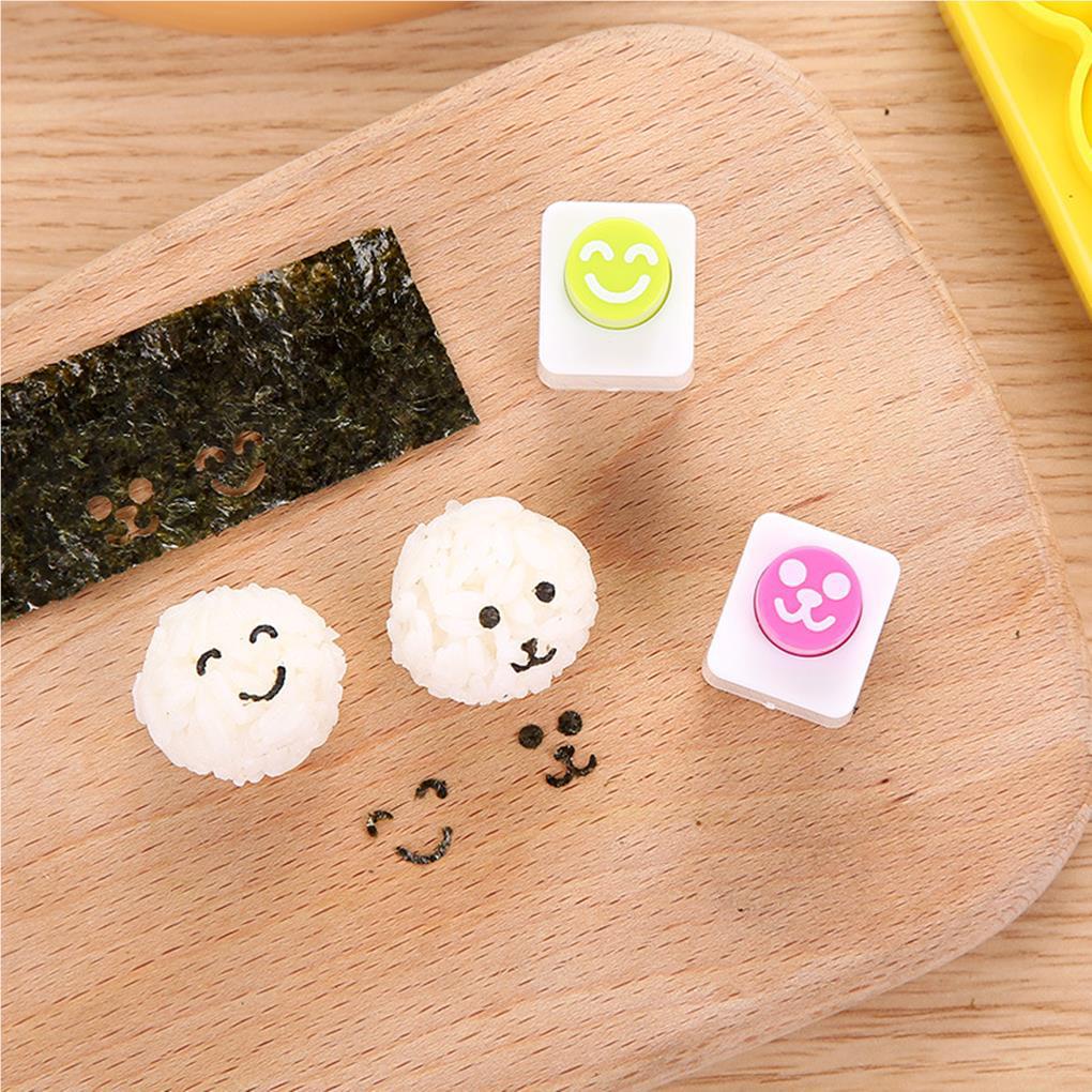 Bakery Mini Rice Ball Cetakan PP Aluminium Reusable 4-rongga Bulat Riceball Mini Mold Maker Alat Masak Gadget Dapur