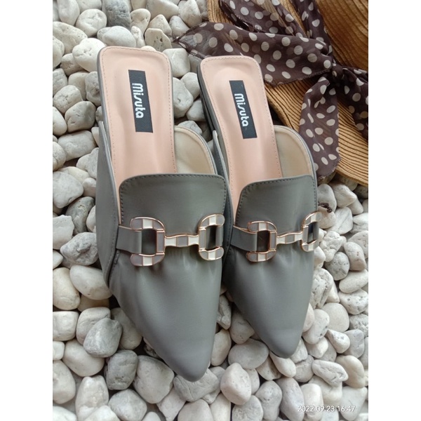 Misuta sandal Lilie flat 2 cm mules