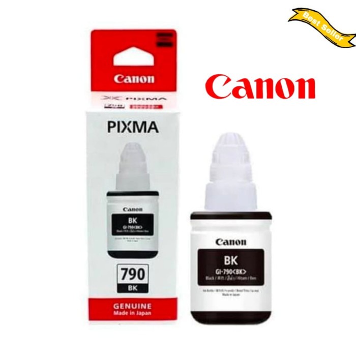 

TINTA CANON FIXMA GL_790 BLAK FOR G1010 ,G2010,G3010,G4010/BK ORIGINAL - Hitam