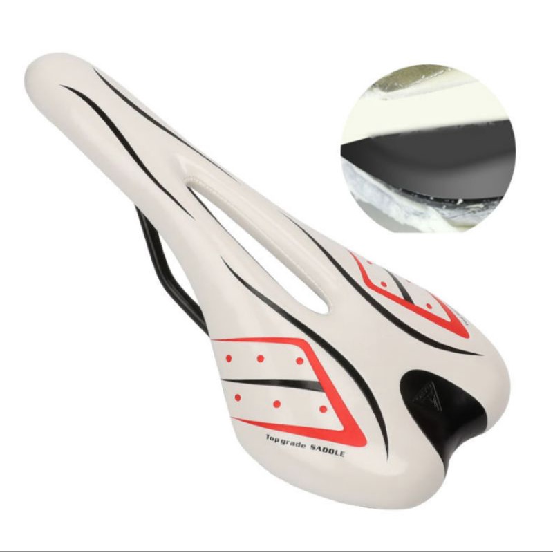 Sadel Jok Sepeda Saddle Bicycle Putih