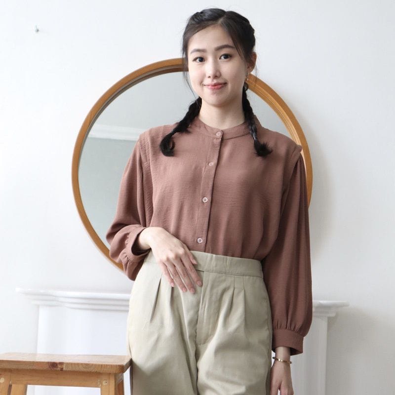 BLOUSE CRINCLE RIVER/ KEMEJA OVERSIZE PREMIUM CRINCLE AIRFLOW