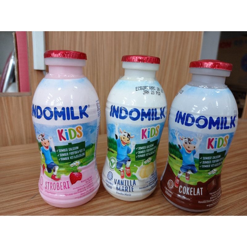 

SUSU INDOMILK KIDS BOTOL ALL VARIAN 2PCSX190ML