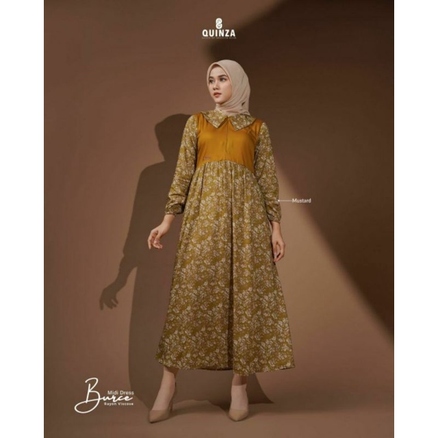 Burce Midi Dress By Quinza